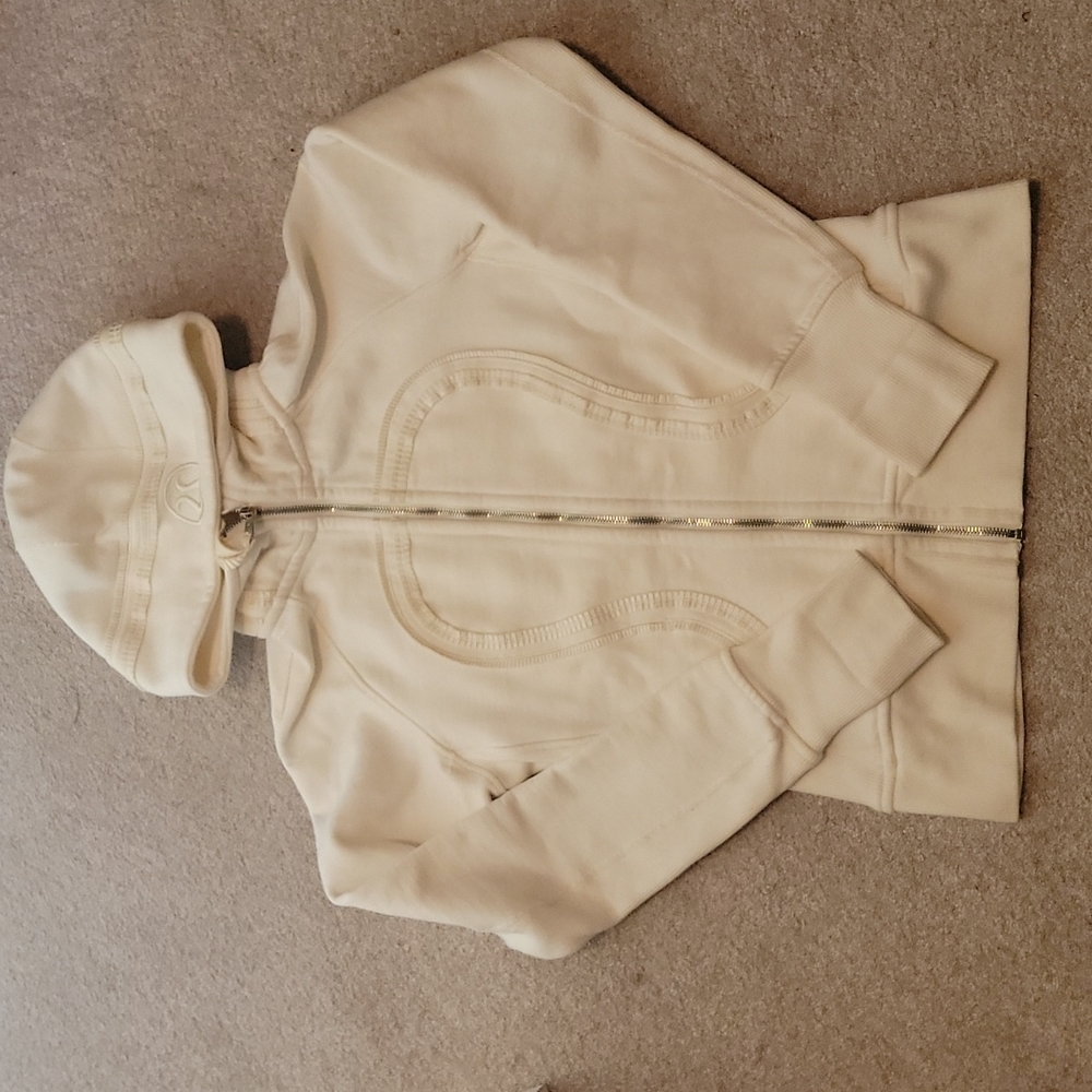 Hoodie lululemon cream color